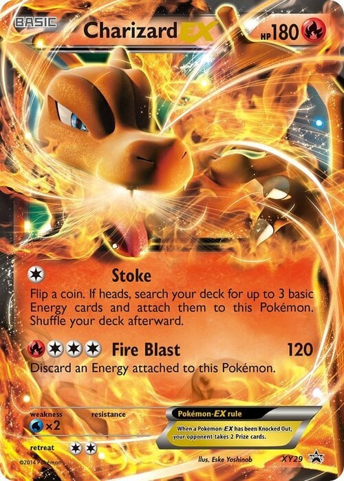 Charizard EX [Stoke | Fire Blast] Card Front