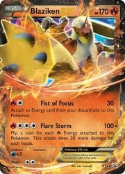 Blaziken EX [Fist of Focus | Flare Storm]