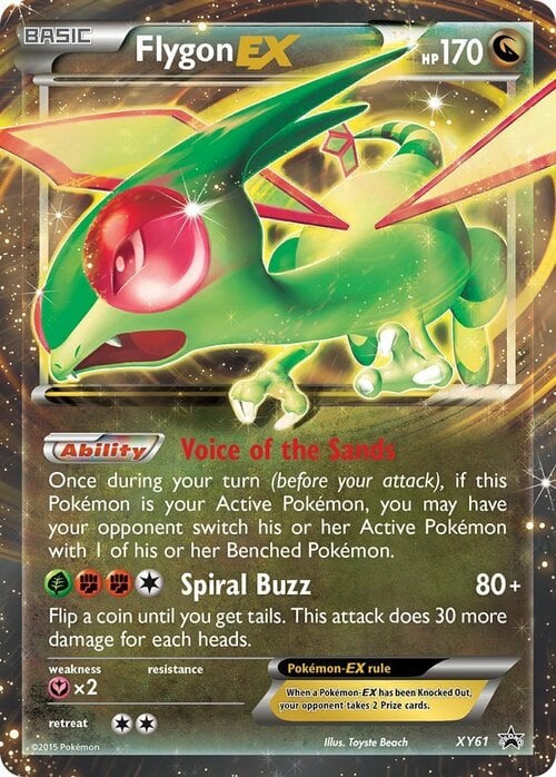 Flygon EX [Spiral Buzz] Card Front