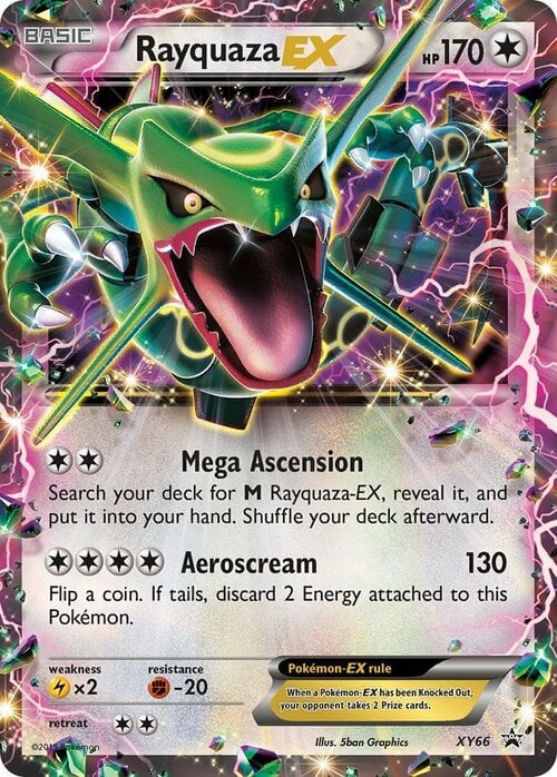 Rayquaza EX [Mega Ascension | Aeroscream] Card Front