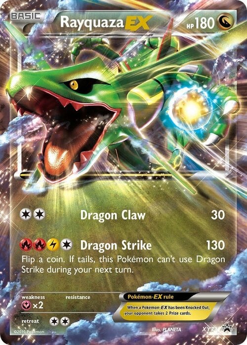 Rayquaza EX [Dragon Claw | Dragon Strike] Card Front