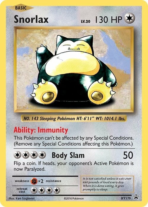 Snorlax Card Front