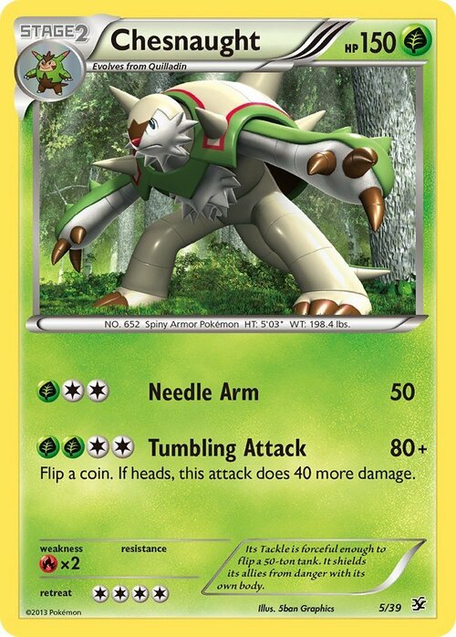 Chesnaught Card Front