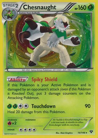 Chesnaught Card Front