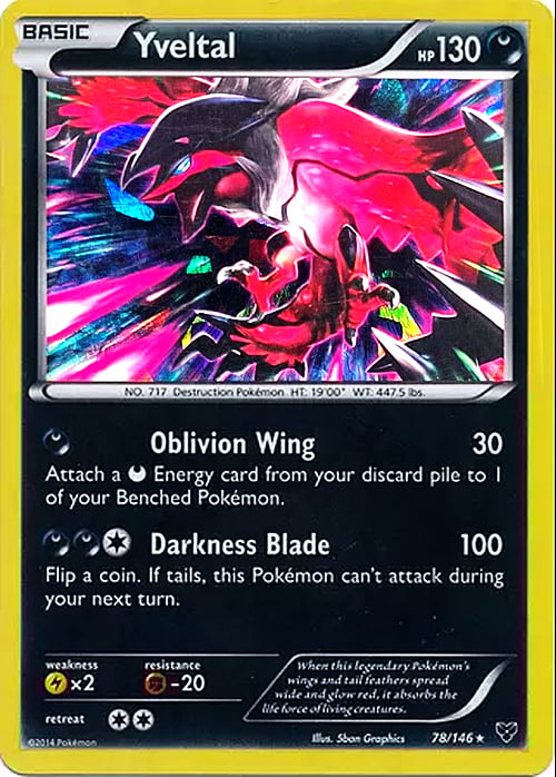 Yveltal Card Front
