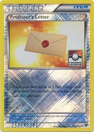 Lettera del Prof Card Front