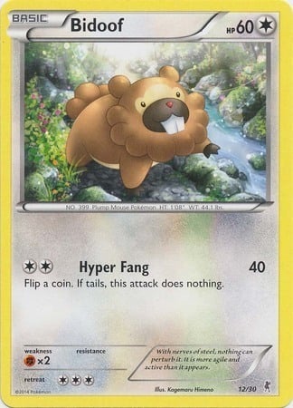 Bidoof Card Front