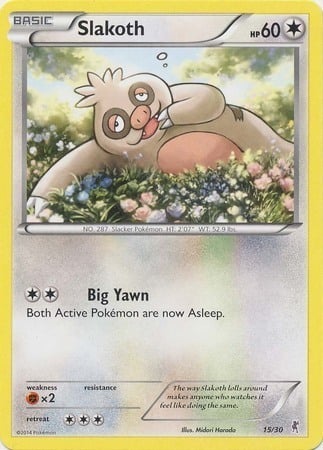 Slakoth #1 Card Front