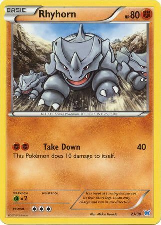 Rhyhorn #02 Card Front