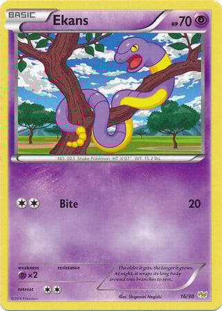 Ekans Card Front