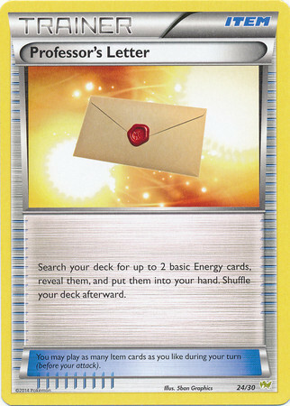 Professor's Letter Card Front