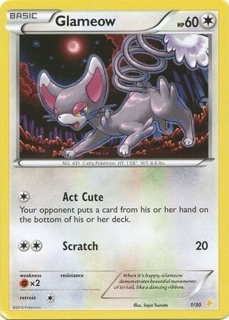 Glameow #1 Card Front