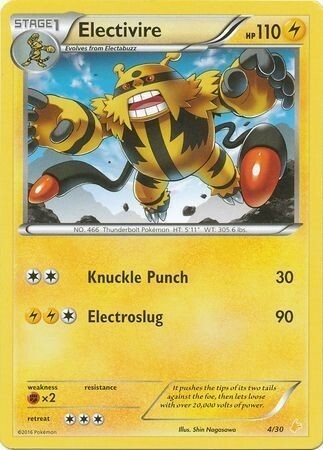 Electivire #4 Card Front
