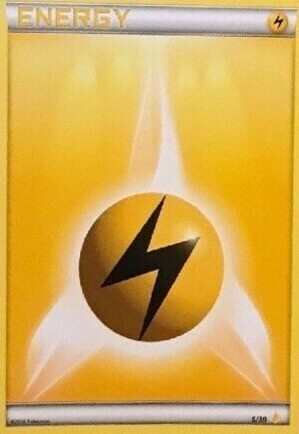 Lightning Energy Card Front