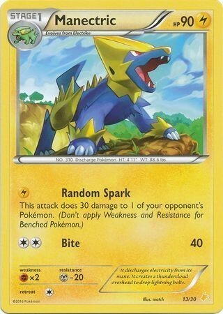 Manectric #13 Card Front