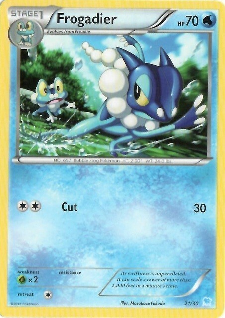Frogadier #21 Card Front