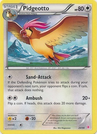 Pidgeotto Card Front