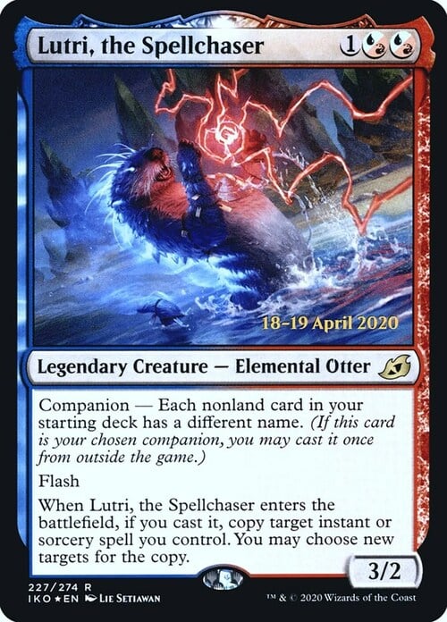 Lutri, the Spellchaser Card Front