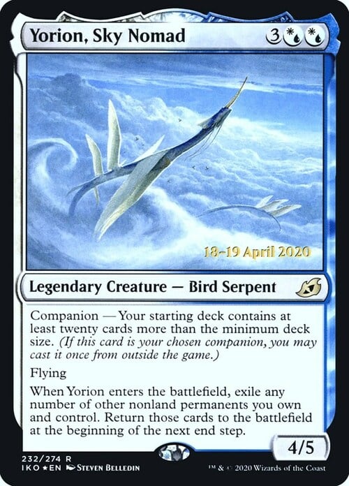 Yorion, Sky Nomad Card Front