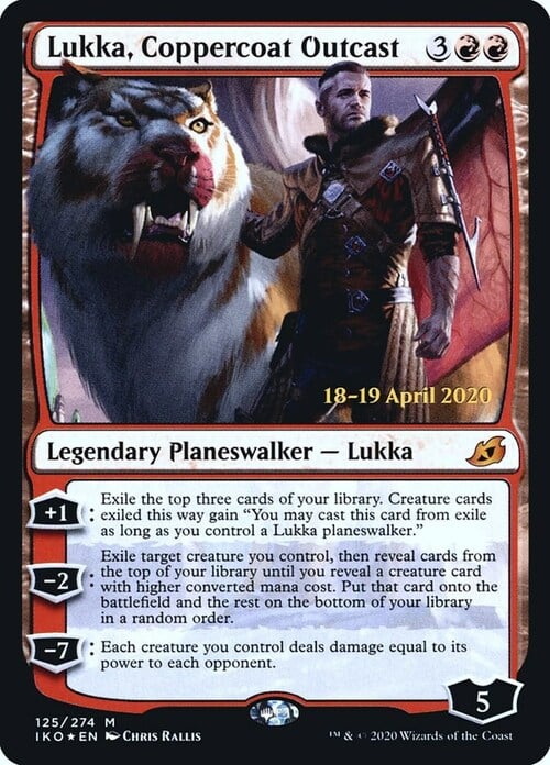 Lukka, Coppercoat Outcast Card Front