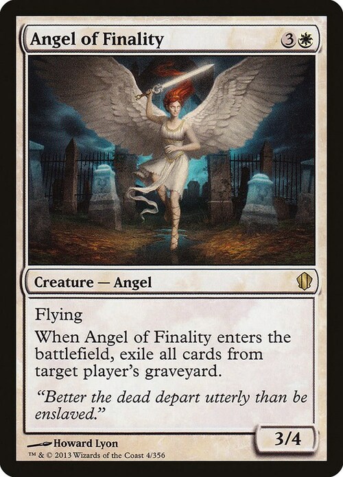 Angel of Finality Card Front
