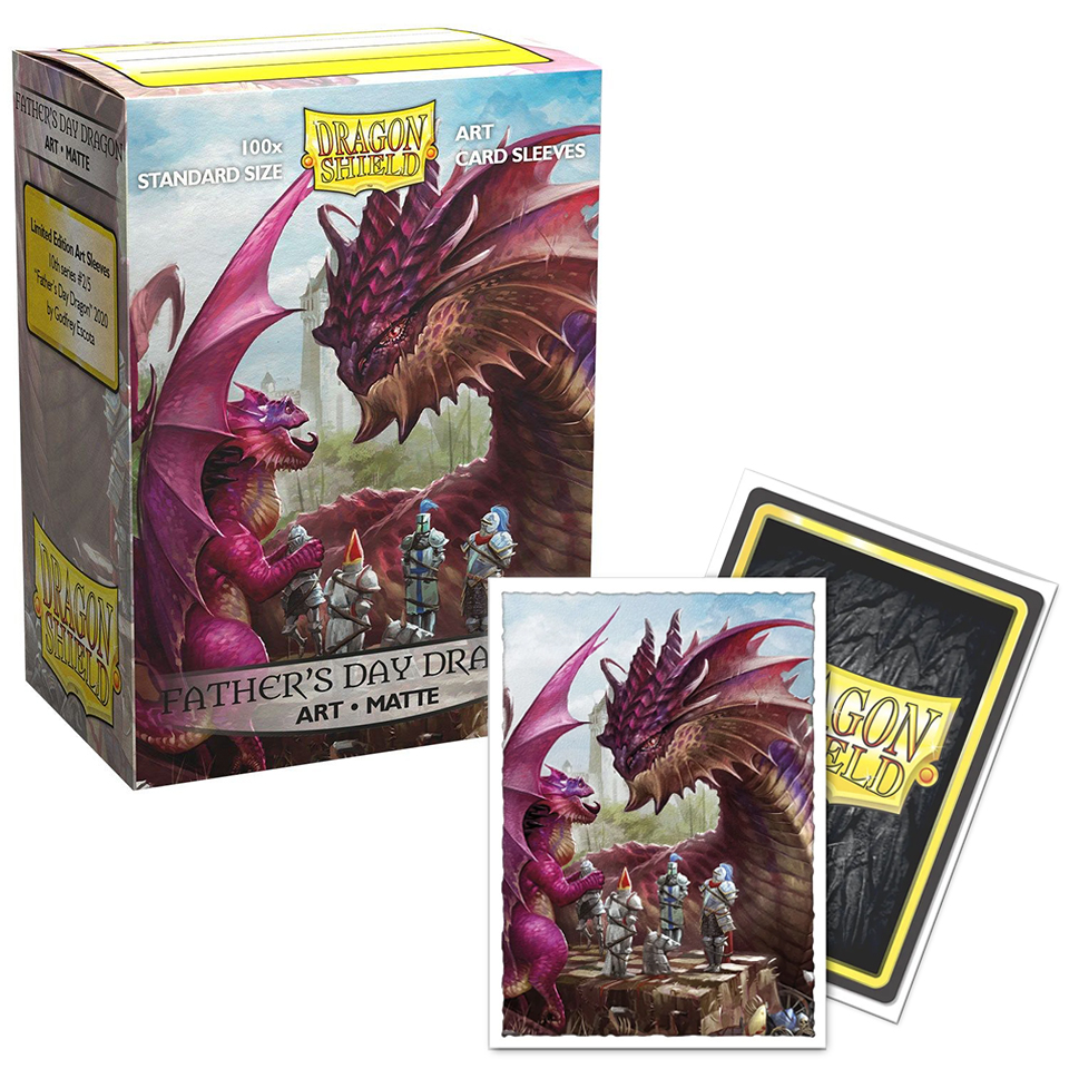 100 Dragon Shield Sleeves - Matte Father's Day Dragon