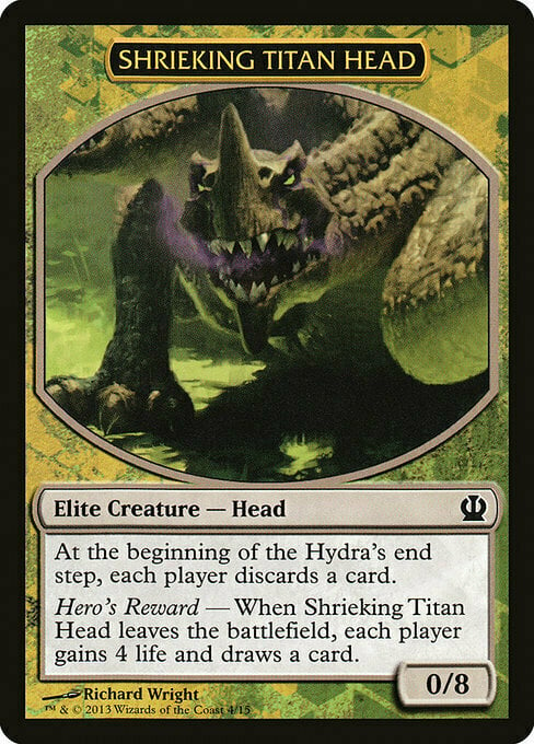 Shrieking Titan Head Card Front