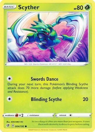 Scyther [Swords Dance | Blinding Scythe] Card Front