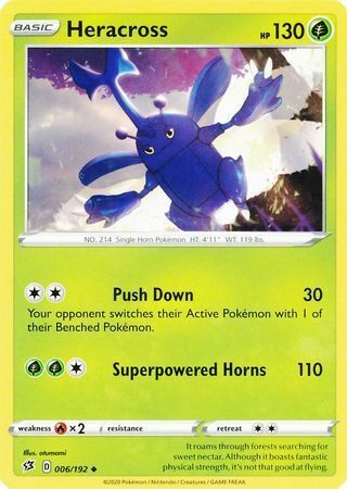 Heracross [Push Down | Superpowered Horns] Card Front