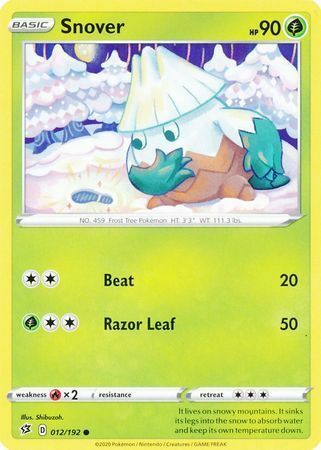 Snover [Beat | Razor Leaf] Card Front