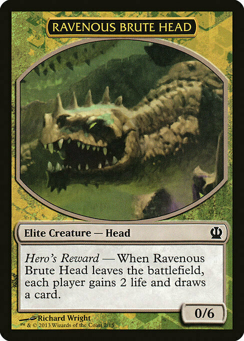 Ravenous Brute Head Card Front