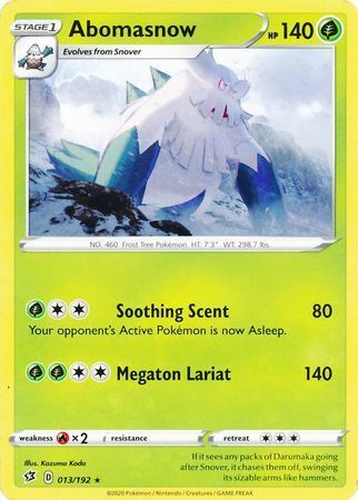 Abomasnow [Soothing Scent | Megaton Lariat] Card Front