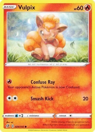 Vulpix Card Front