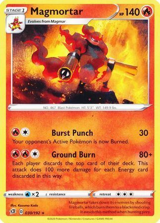 Magmortar [Burst Punch | Ground Burn] Frente