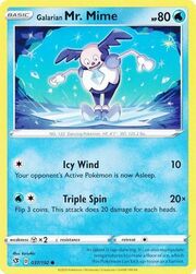 Galarian Mr. Mime [Icy Wind | Triple Spin]