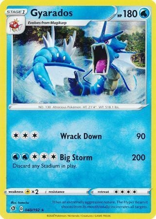 Gyarados [Wrack Down | Big Storm] Card Front