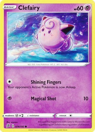 Clefairy [Shining Fingers | Magical Shot] Card Front