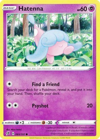Hatenna [Find a Friend | Psyshot] Card Front