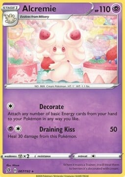 Alcremie Card Front