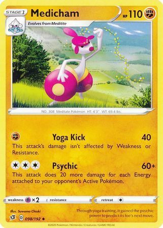Medicham [Yoga Kick | Psychic] Card Front