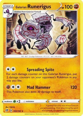 Runerigus di Galar Card Front