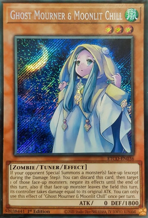 Ghost Mourner & Moonlit Chill Card Front