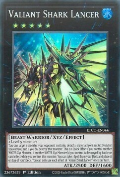 Valiant Shark Lancer Card Front