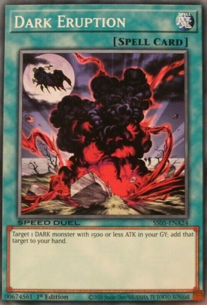 Dark Eruption Card Front