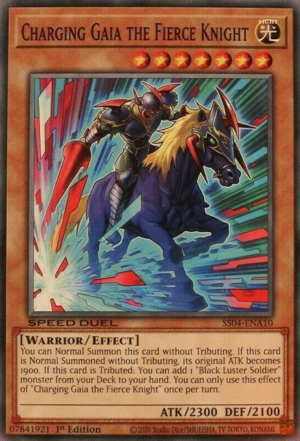 Charging Gaia the Fierce Knight Card Front