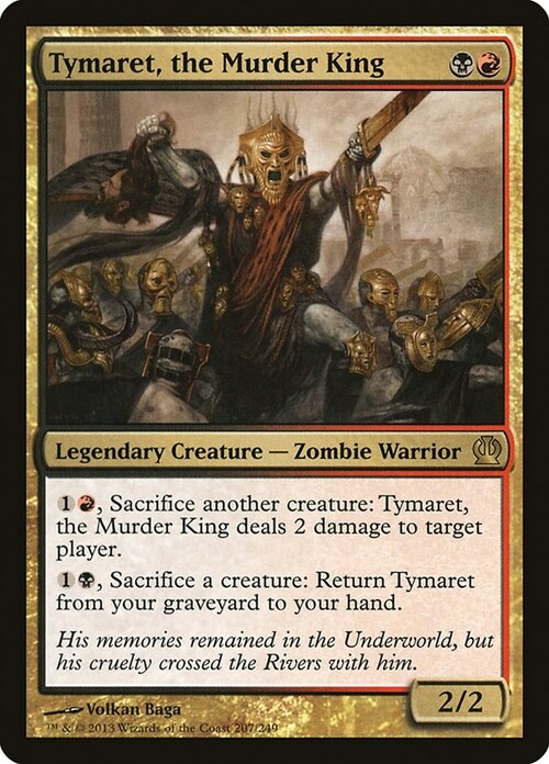 Tymaret, the Murder King Card Front
