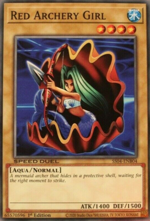 Ragazza Arciere Card Front