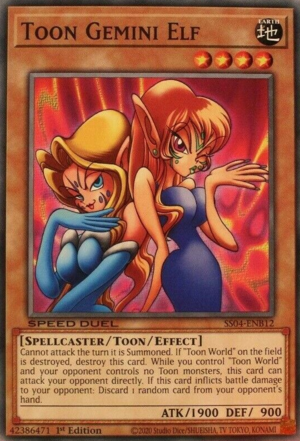 Elfi Gemelli Toon Card Front