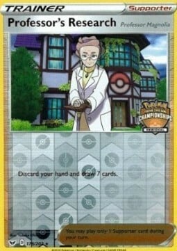 Professor's Research - Professor Magnolia Card Front