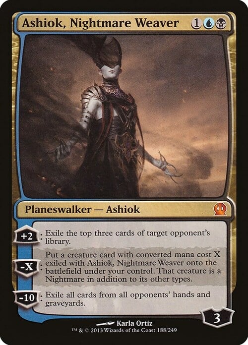 Ashiok, Tessitore di Incubi Card Front